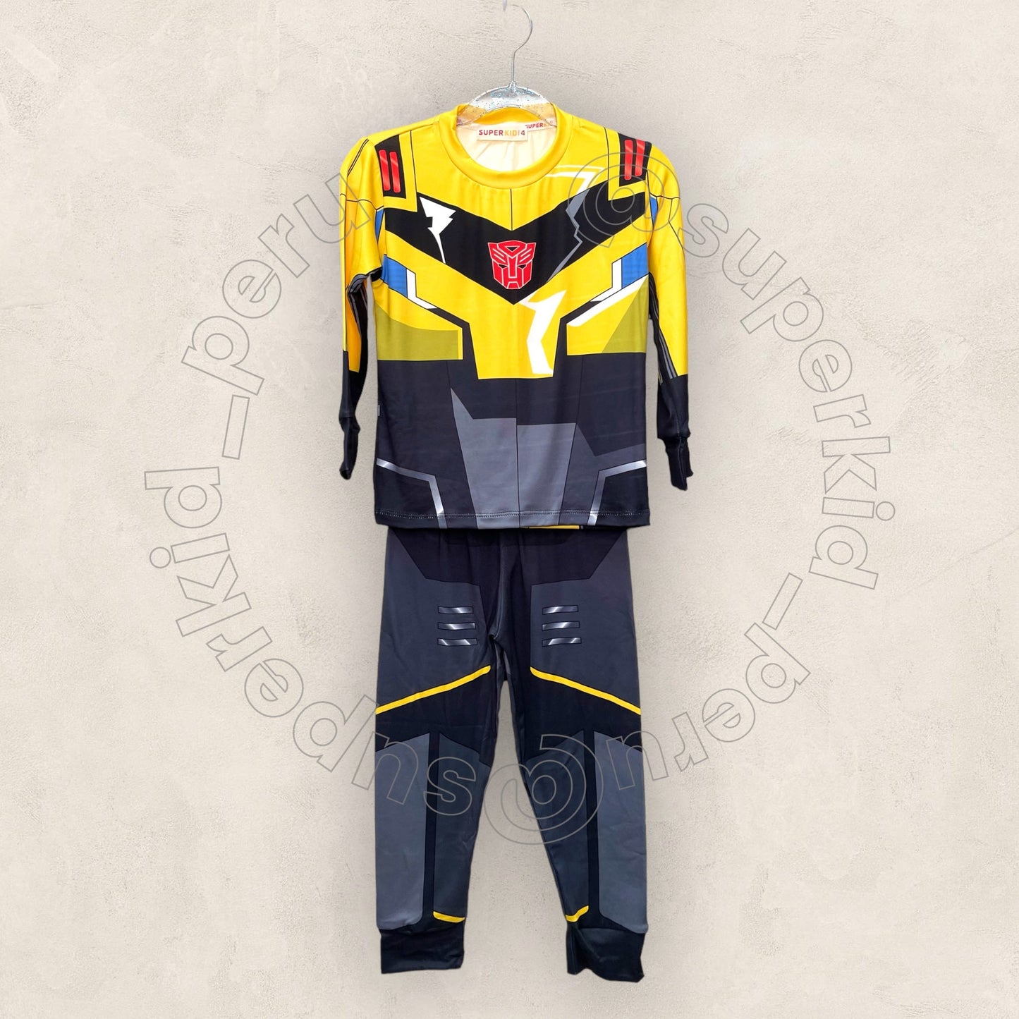 Promoción - Pijama Traje Transformers - Bumblebee