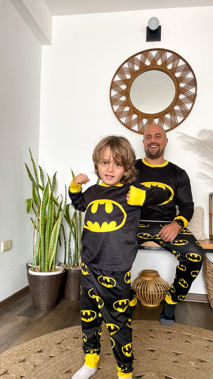 Pijama Familiar Batman Patrones