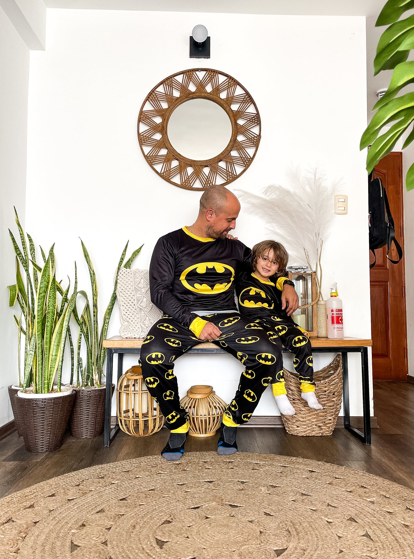 Pijama Familiar Batman Patrones