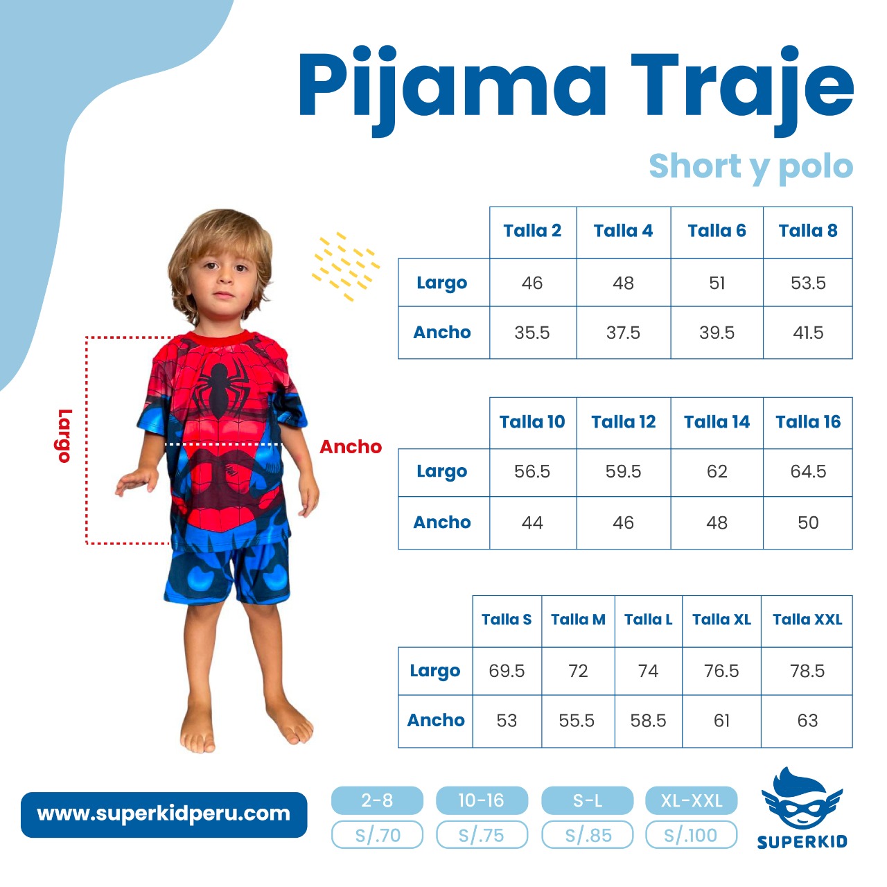 Pijama de discount niño talla 6